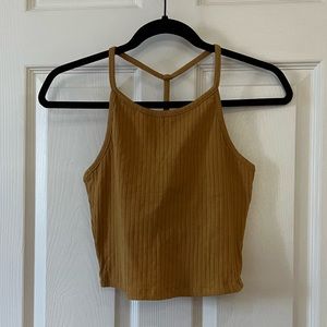 Mustard Crop Top